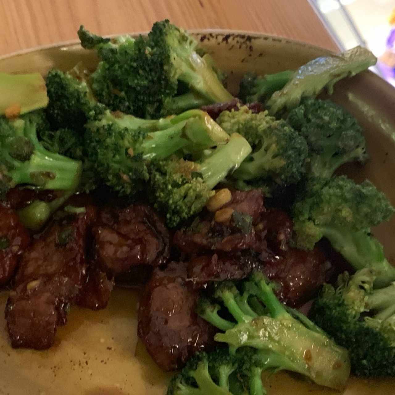 carne con brocoli