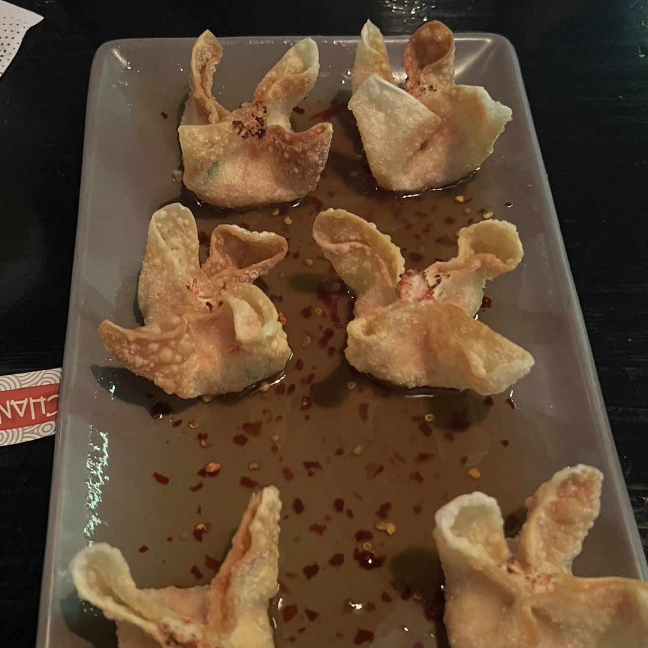 Hand -Folded Crab Wontons