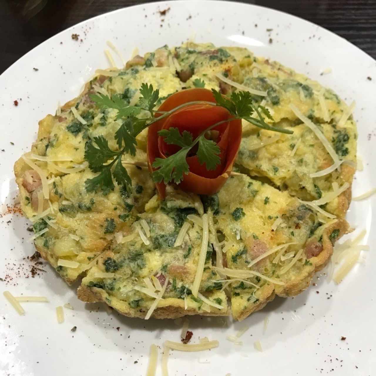 Desayunos - Omelette. (Fritata San Remo) 