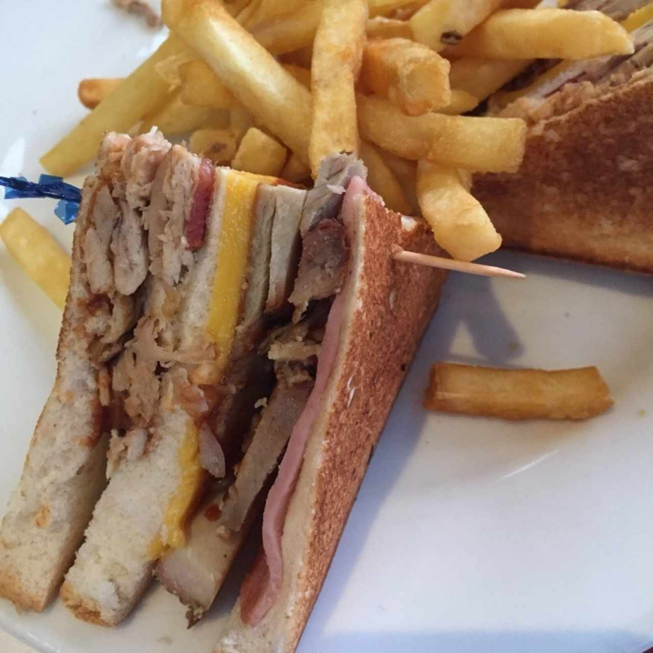 club sandwich sin vegetales