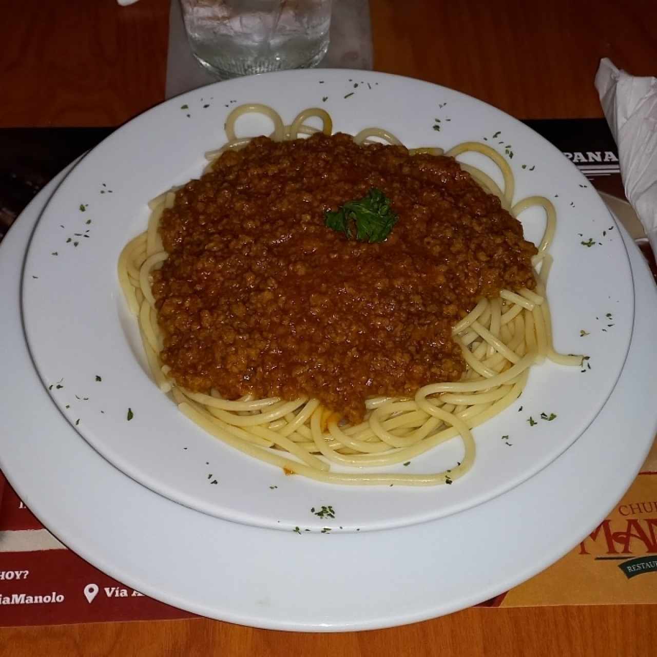 Spaguetti a la Boloñesa