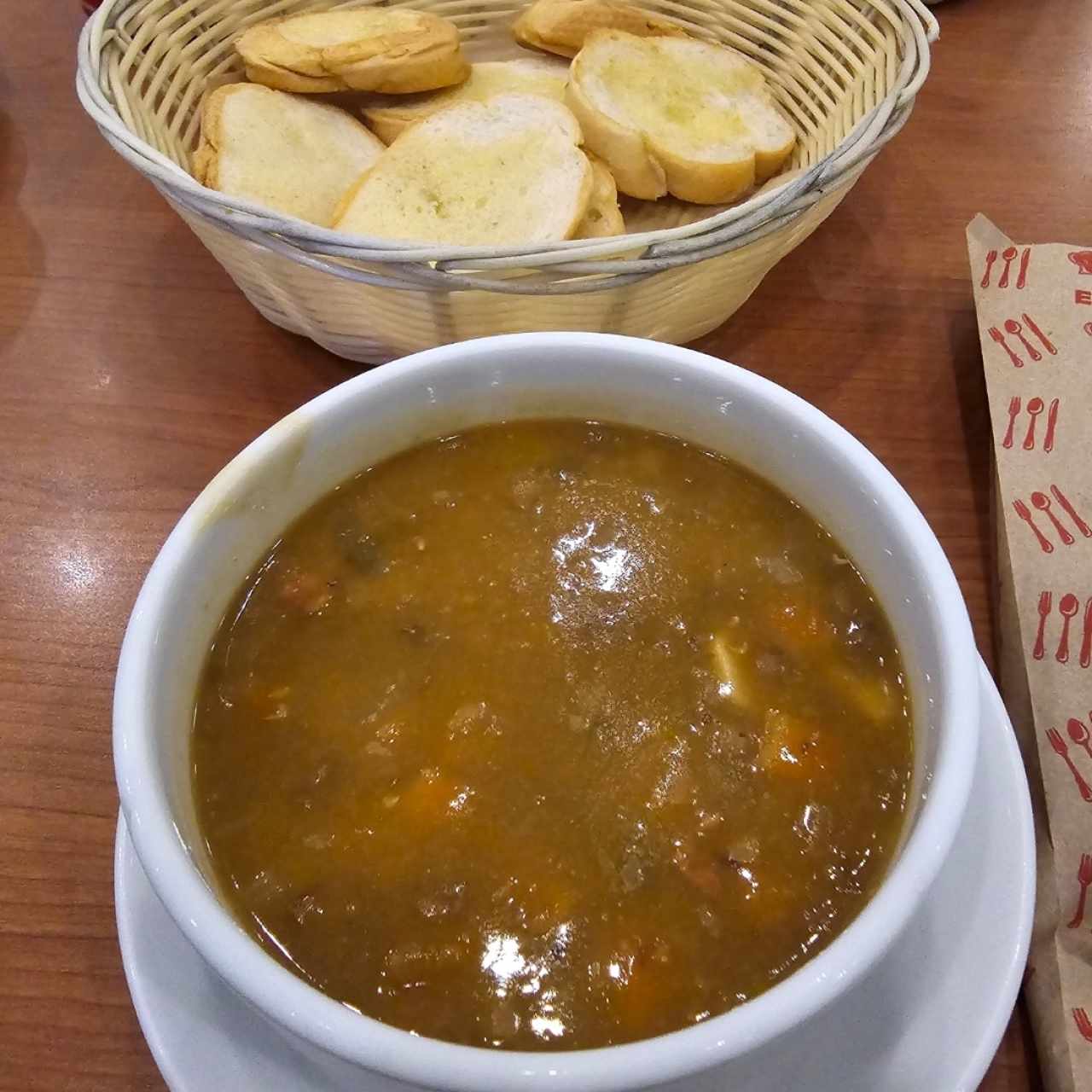 Sopa del Día - Lentejas