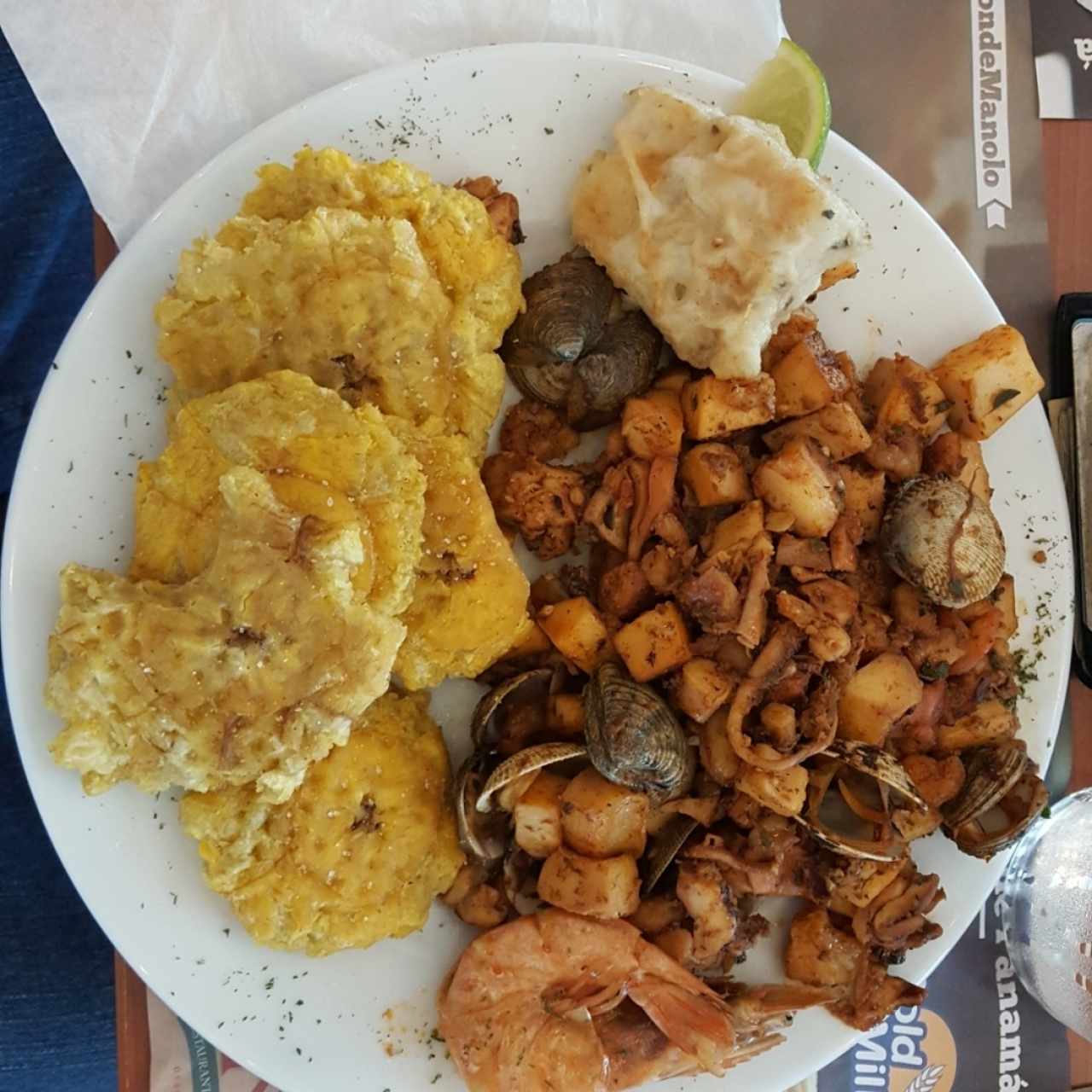 Mixto de mariscos a la parrilla