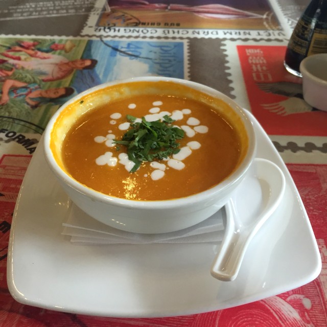 Sopa de zanahoria 