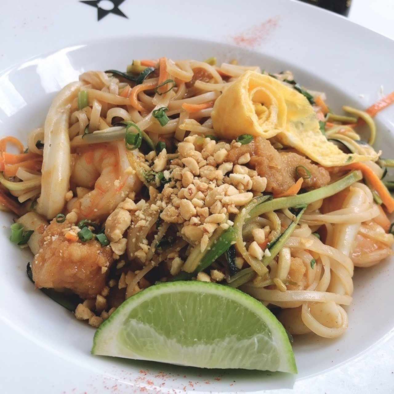 pad thai de mariscos