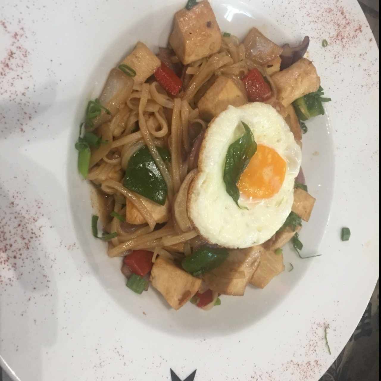 Pad thai de pollo