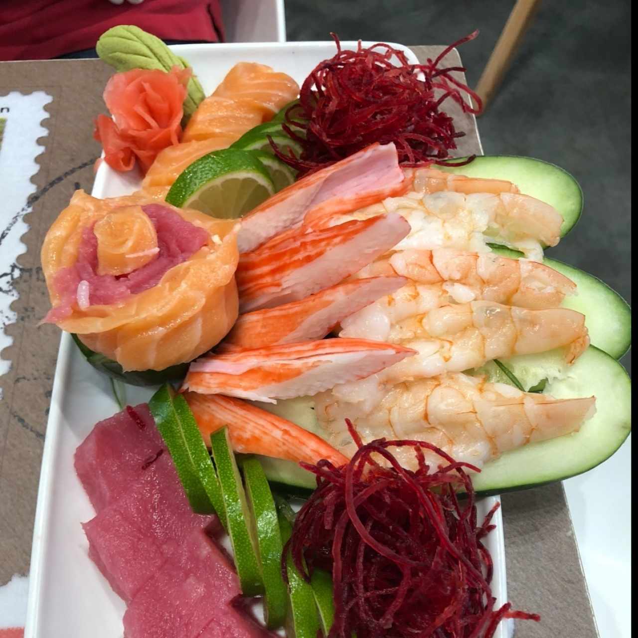 Deliciosos sashimis - Sashimi combinación