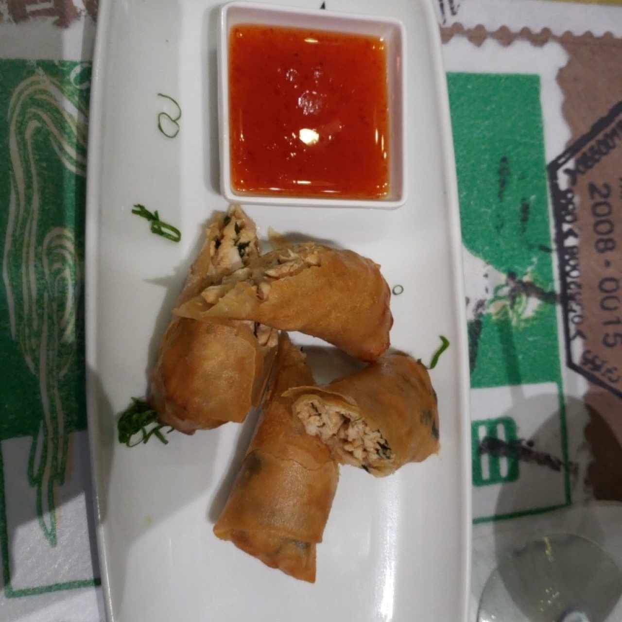 Spring roll de pollo