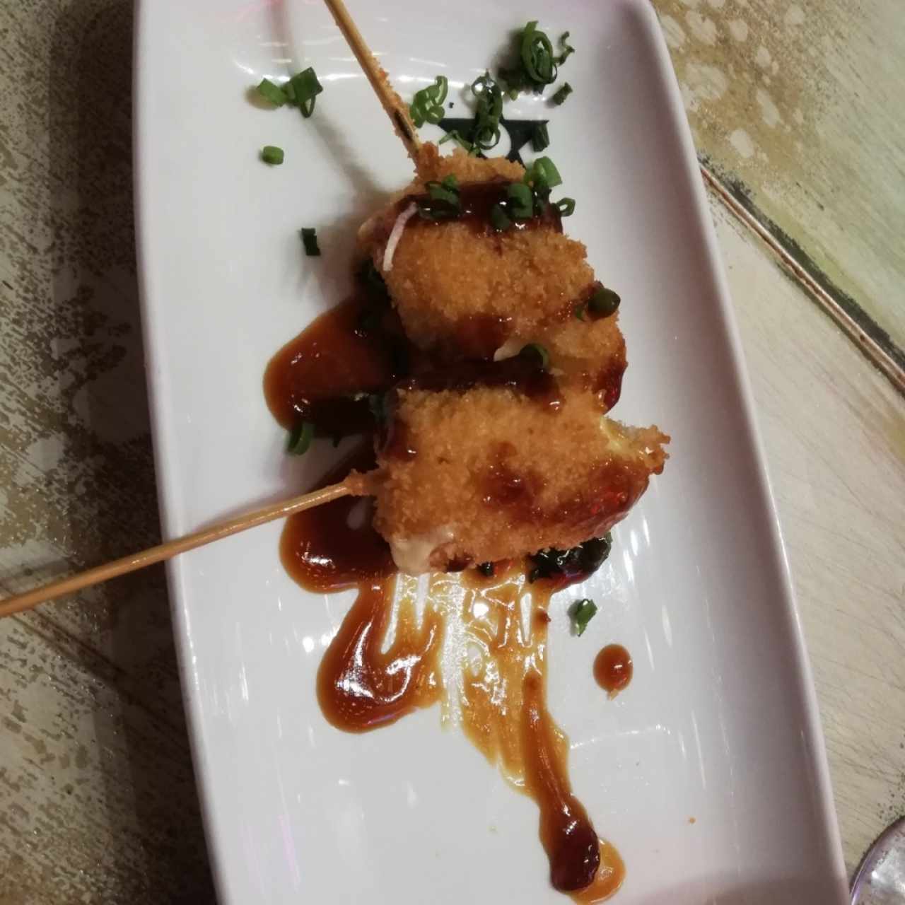 tempura de queso