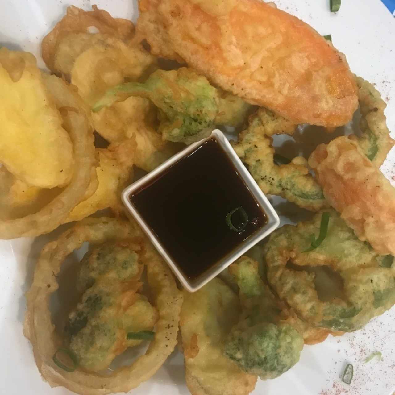 vegetales tempura