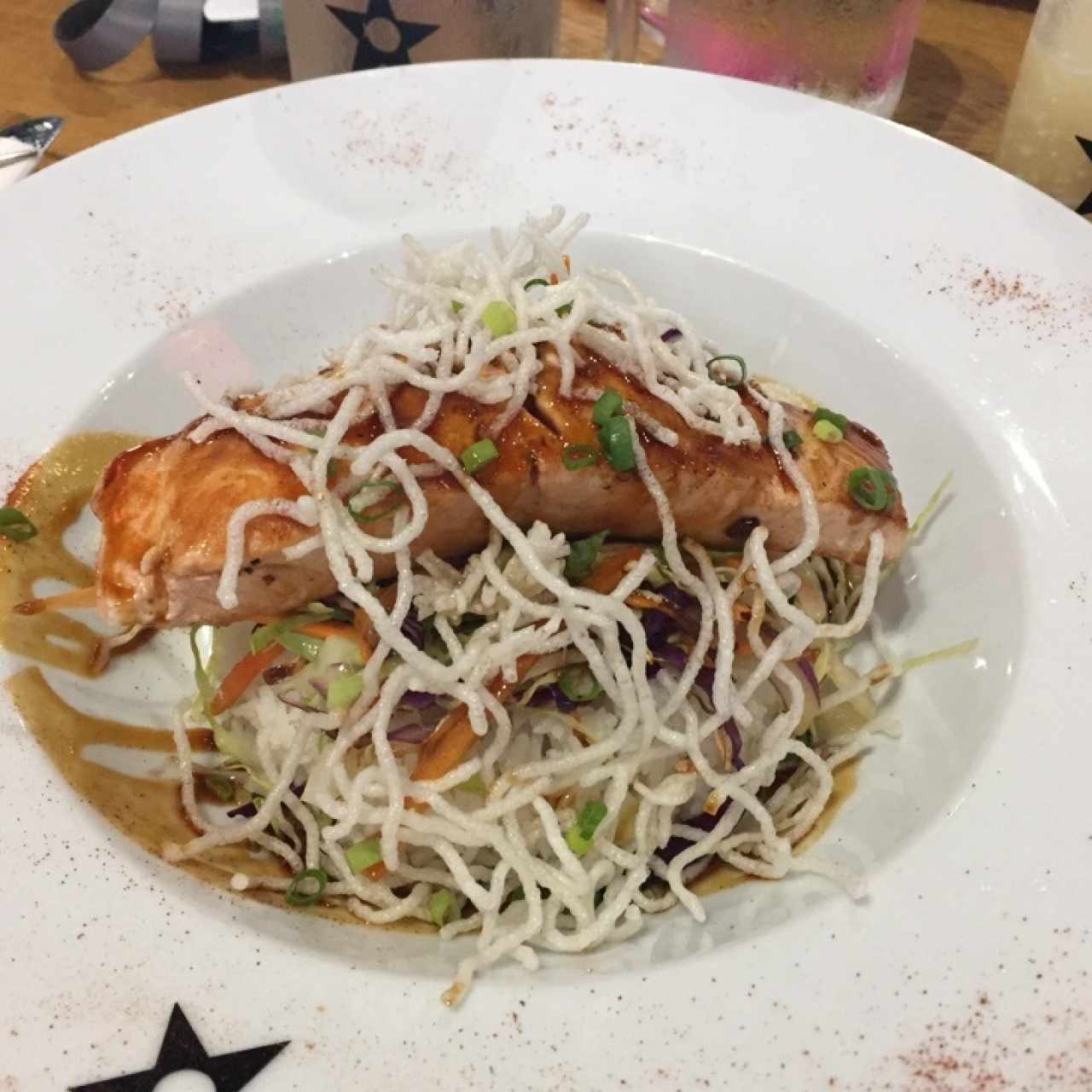 Teriyaki de filete de salmón