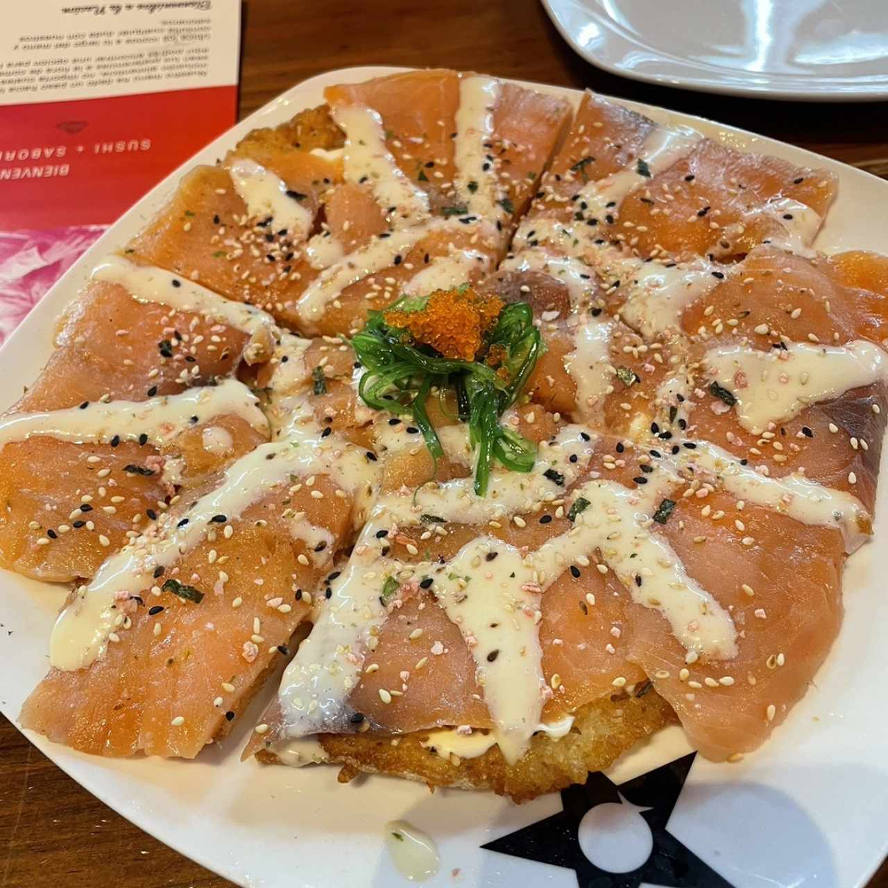 Pizza de Sushi de Salmón 🤭