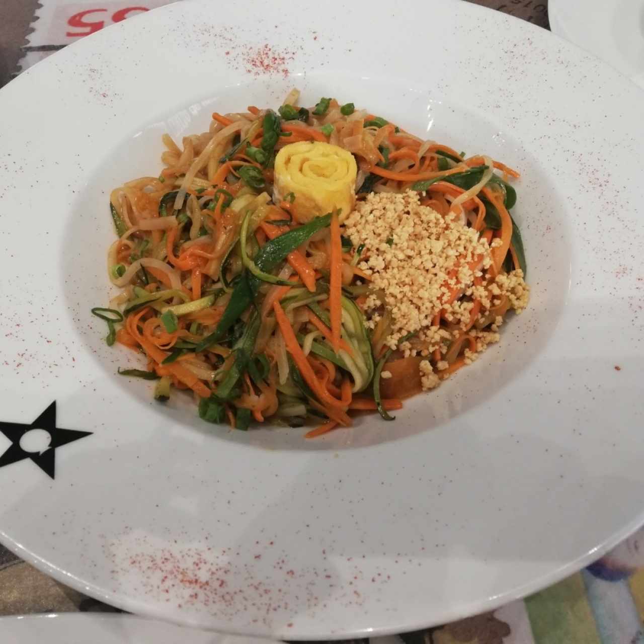 Pad thai vegetariano