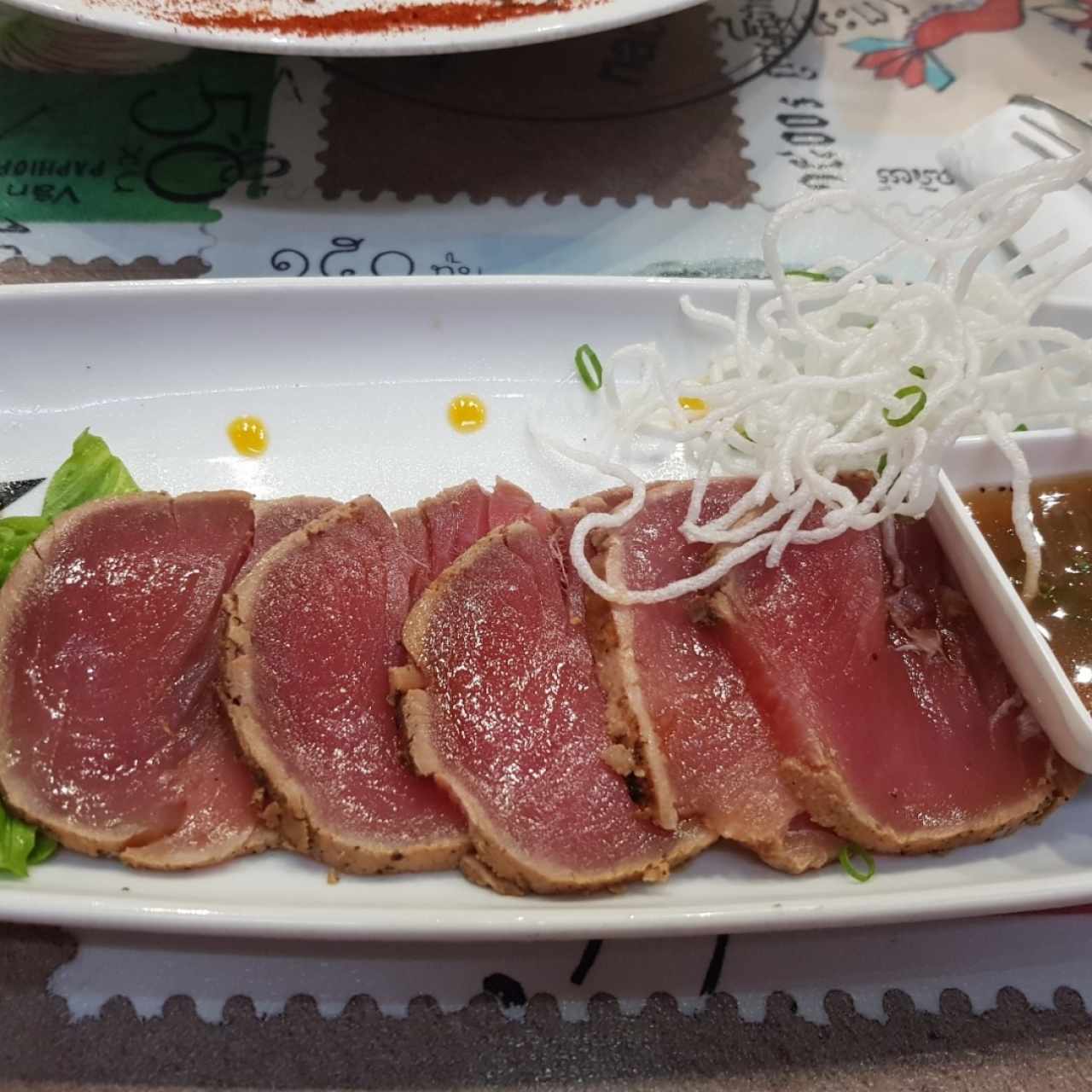 tataki de atun sellado