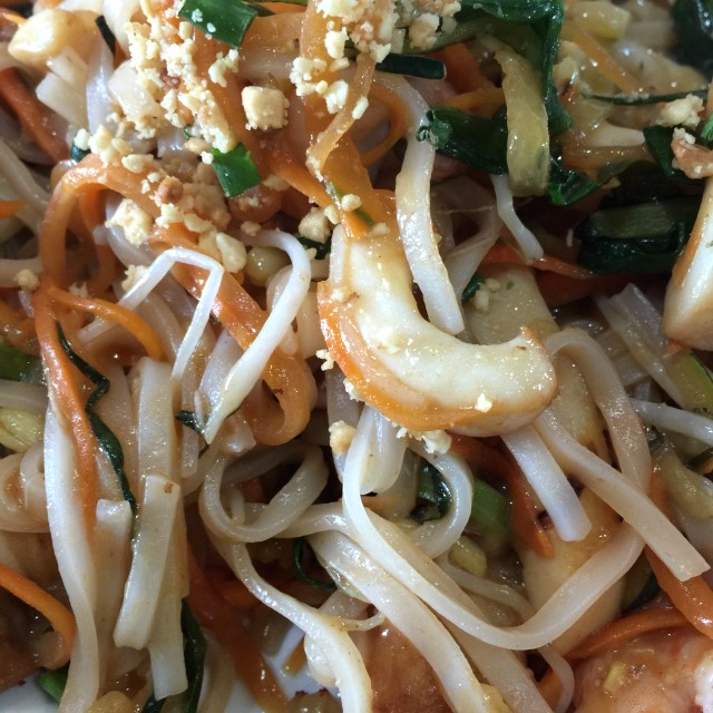 Pad Thai De Mariscos