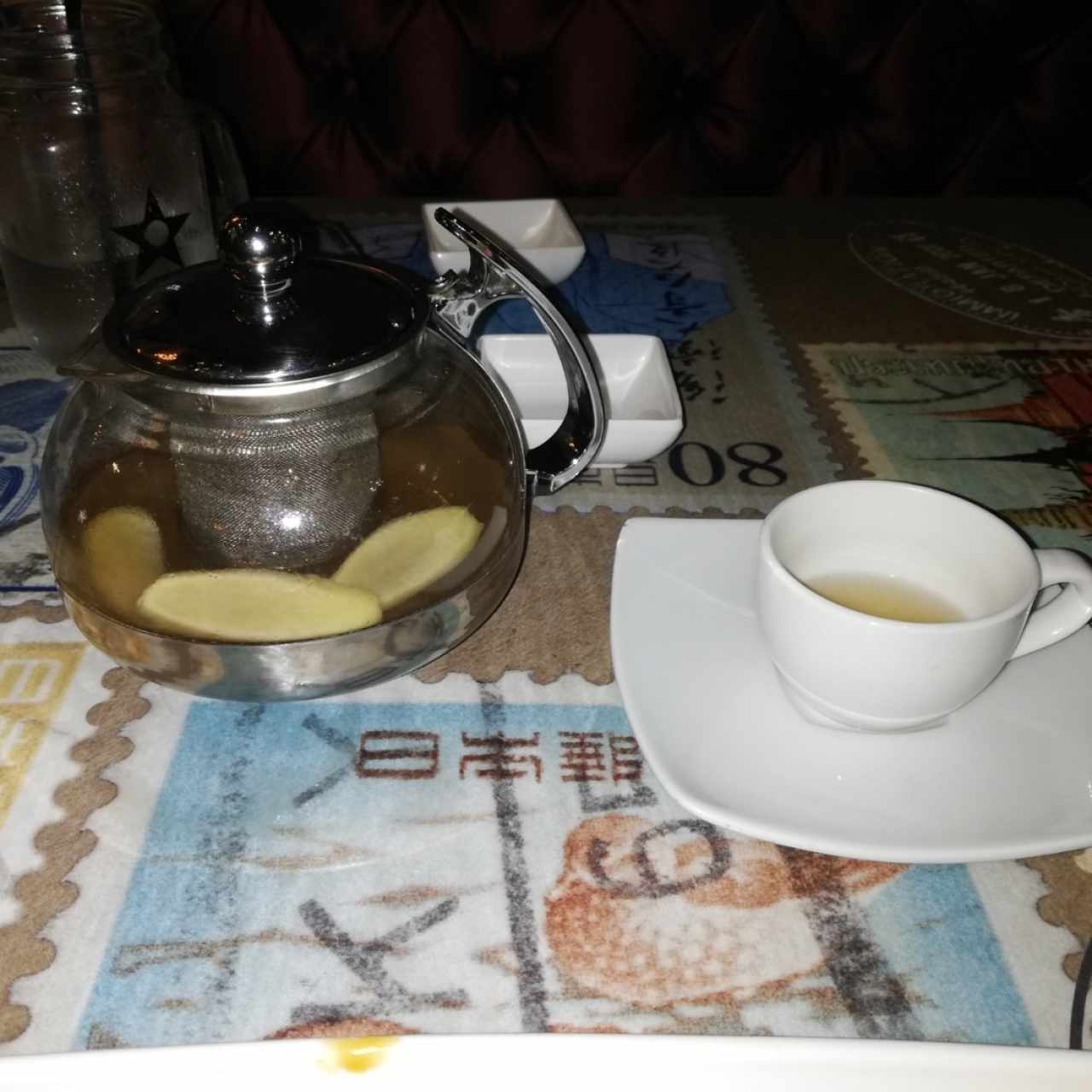 té de jengibre con limón