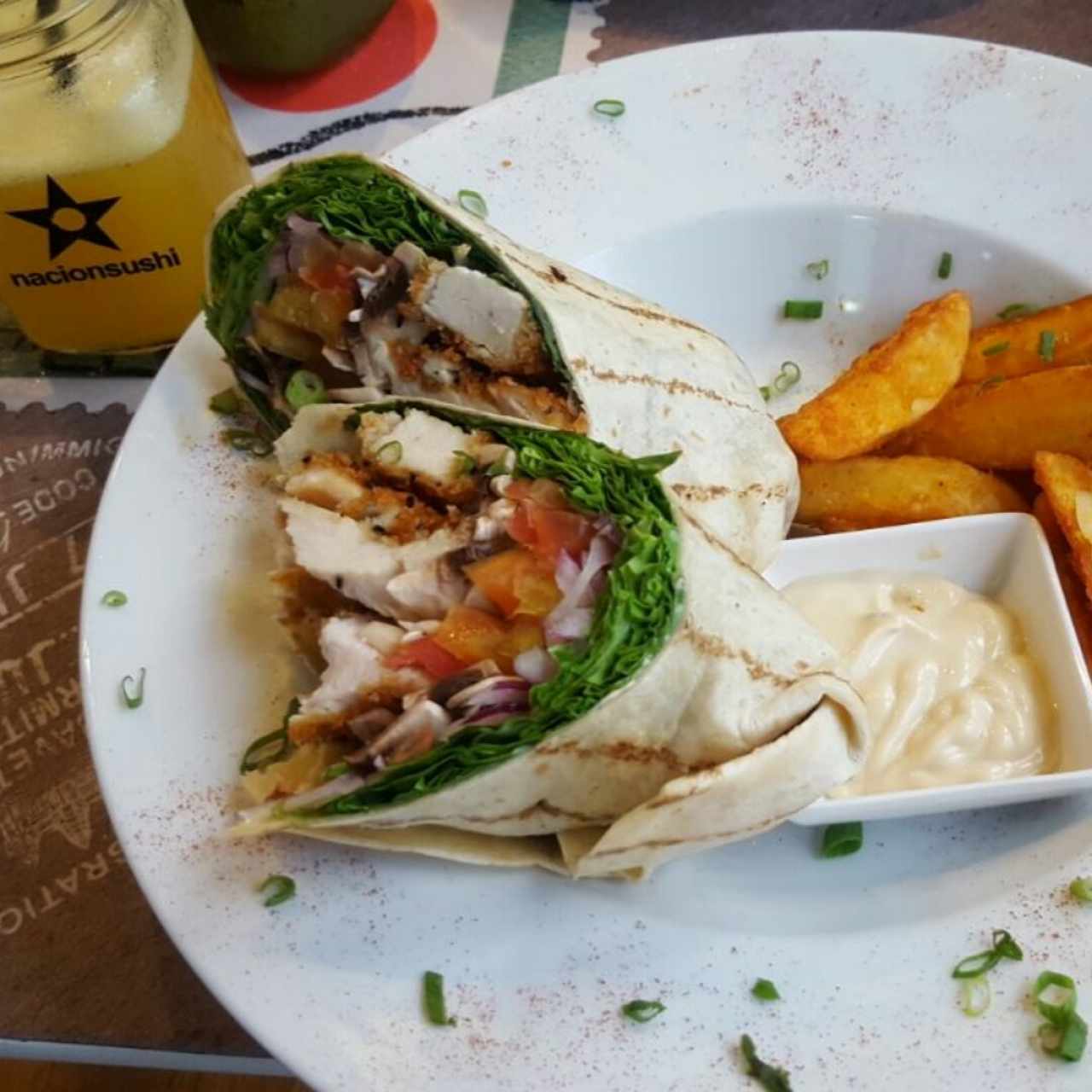 Wrap de pollo 