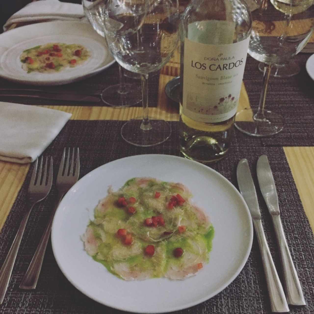 Carpaccio de mero