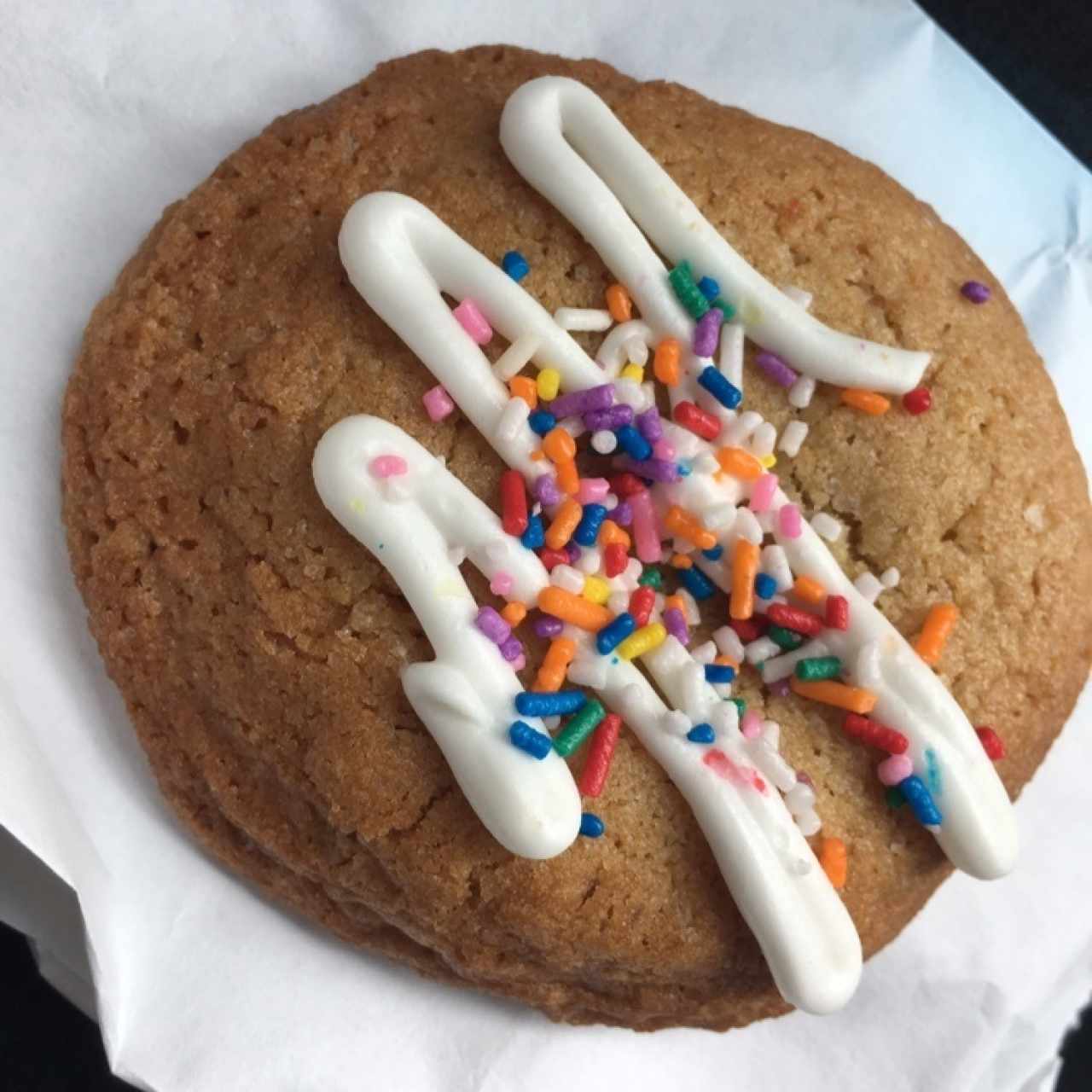 Birthday cake cookie