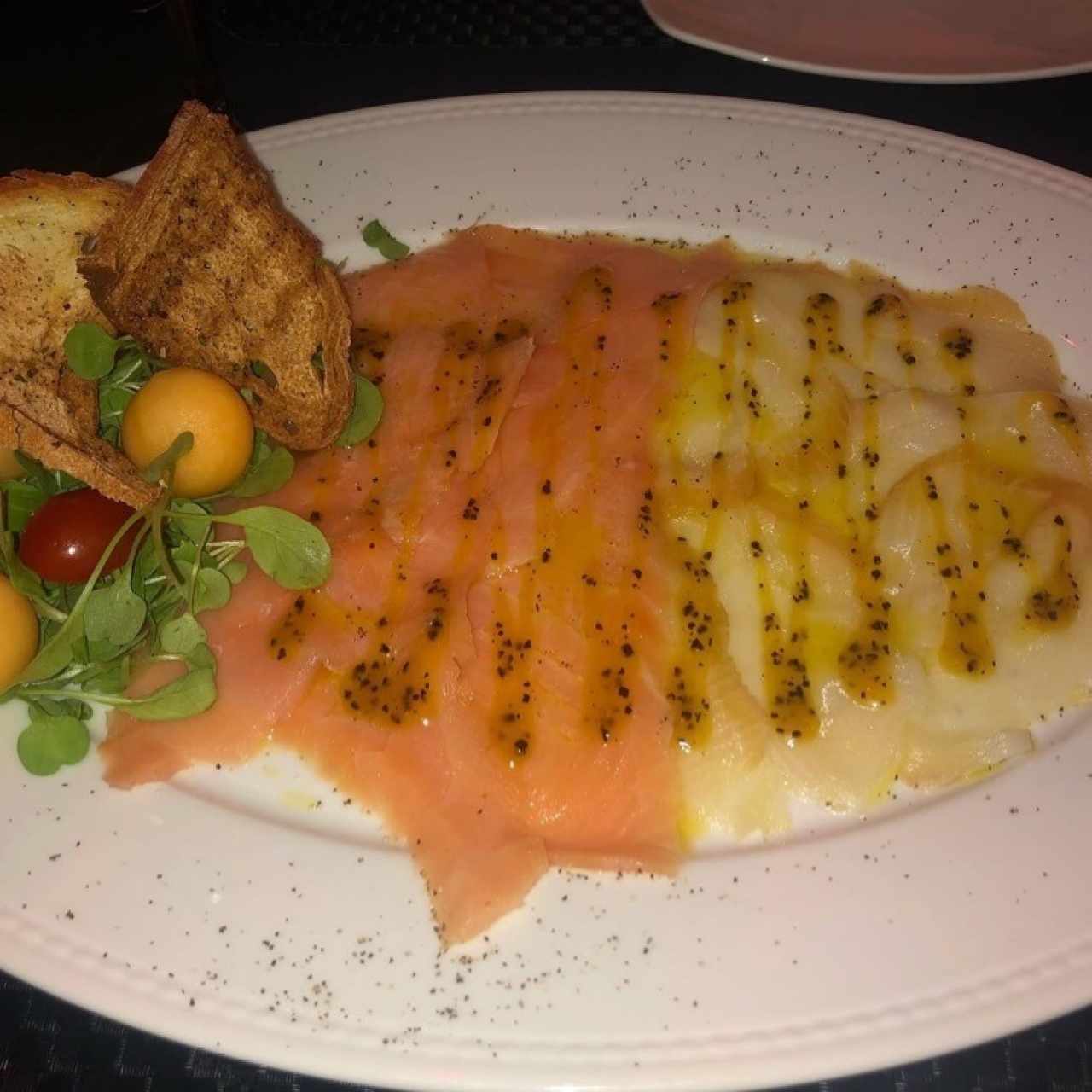 carpaccio de salmon 