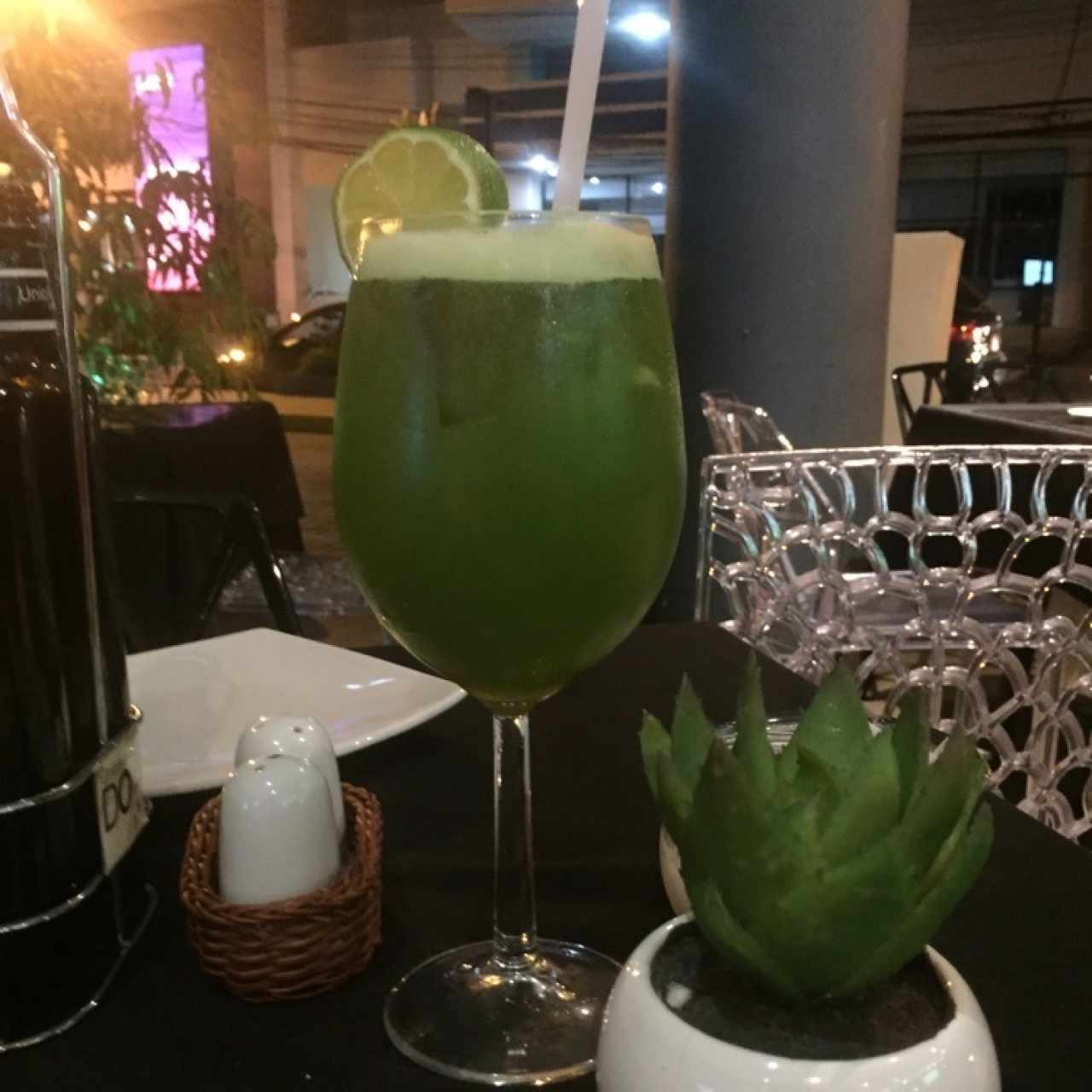 limonada con menta