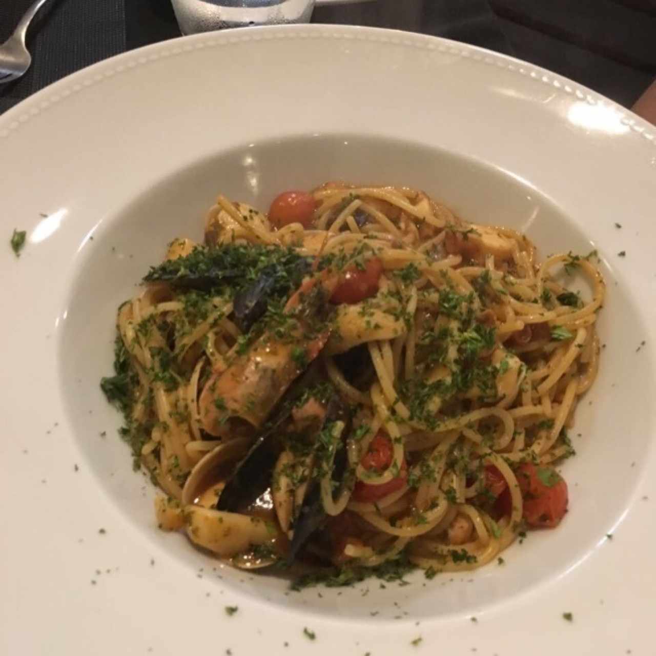 Pasta con Mariscos