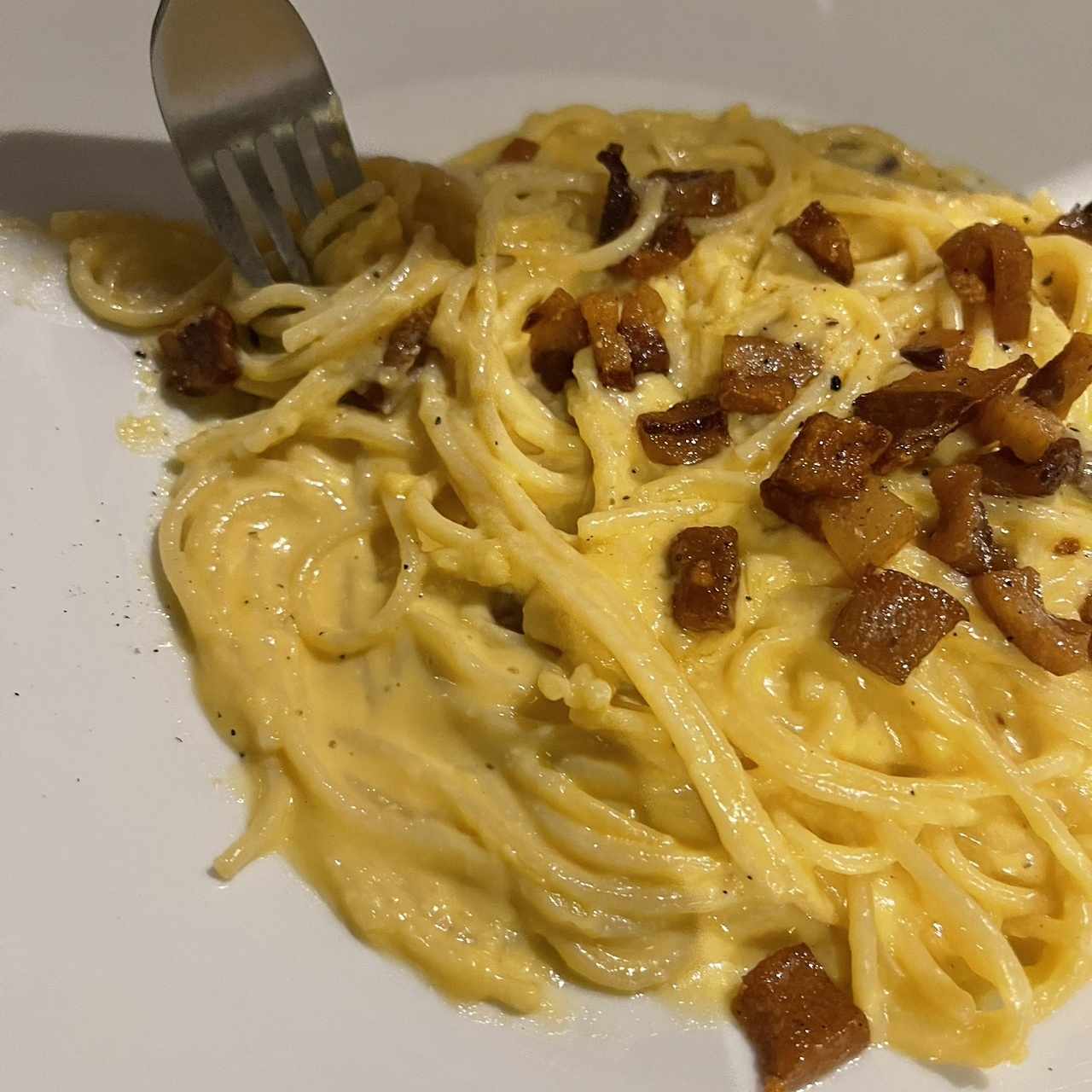 Spaguetti alfredo