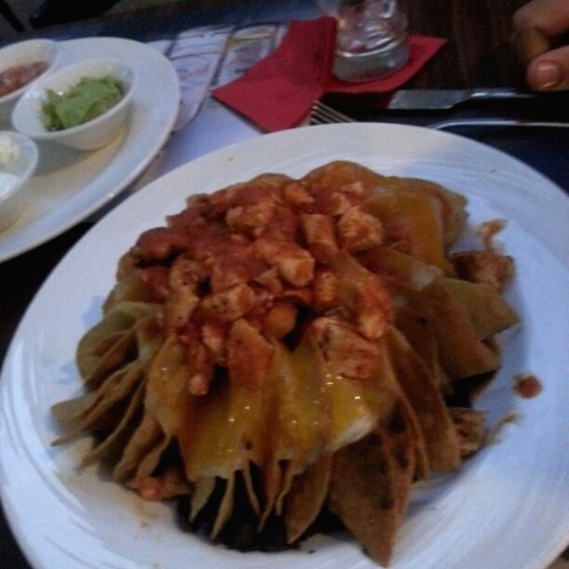 Nachos de pollo