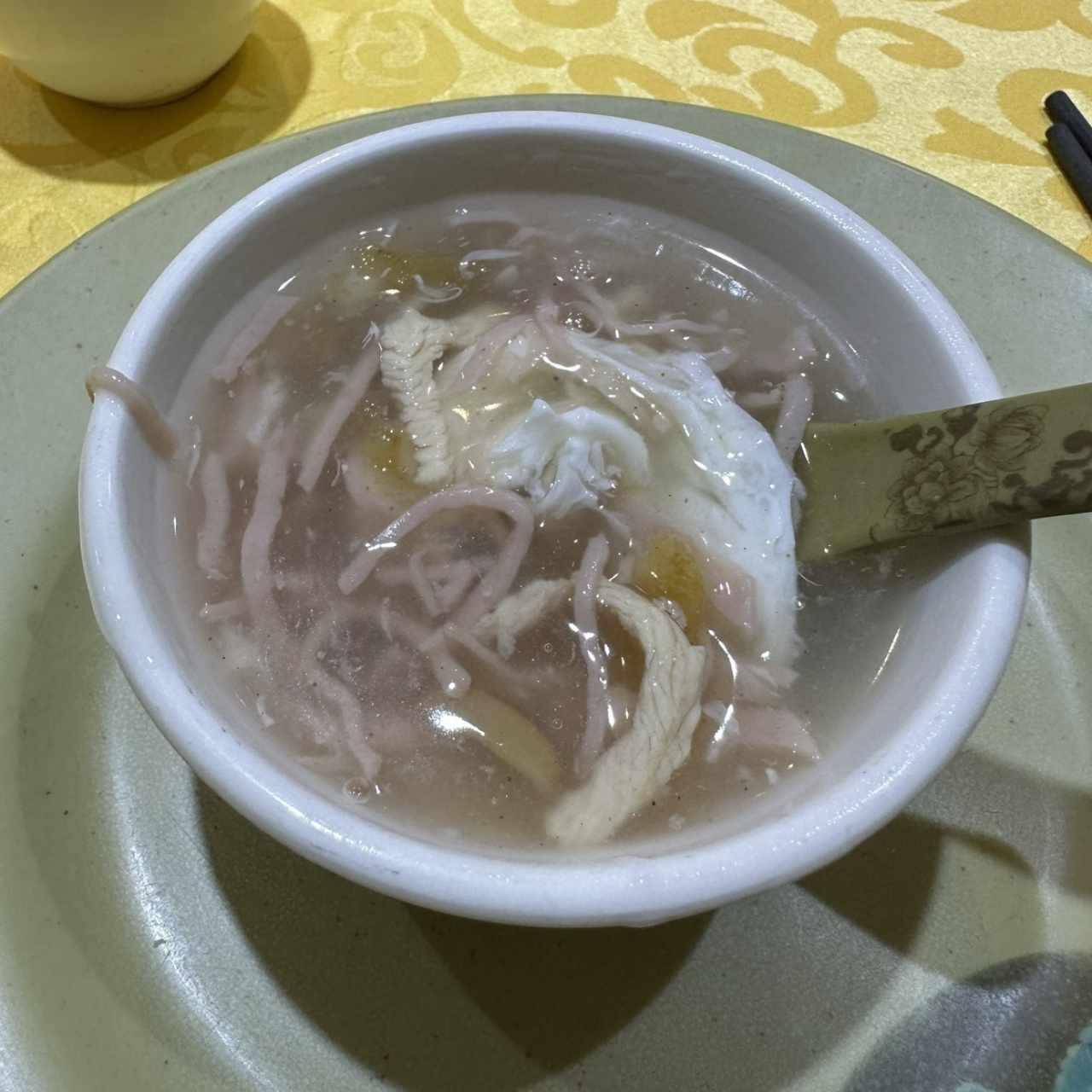 Sopa de buche de pescado