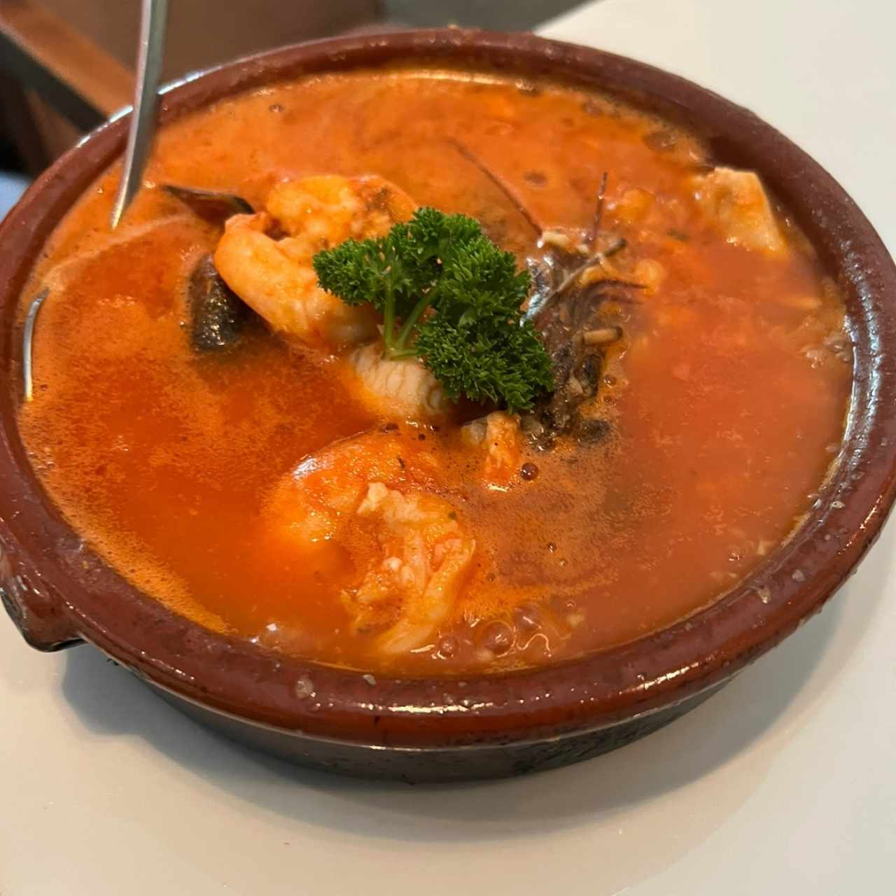 Zarauela de mariscos 