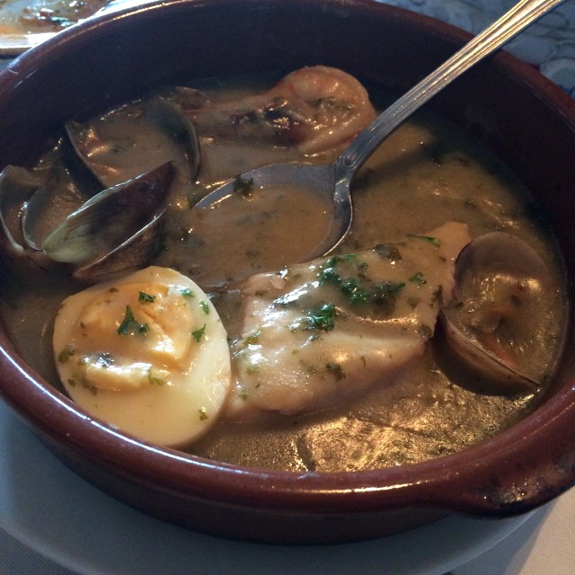 Corvina a la Vasca