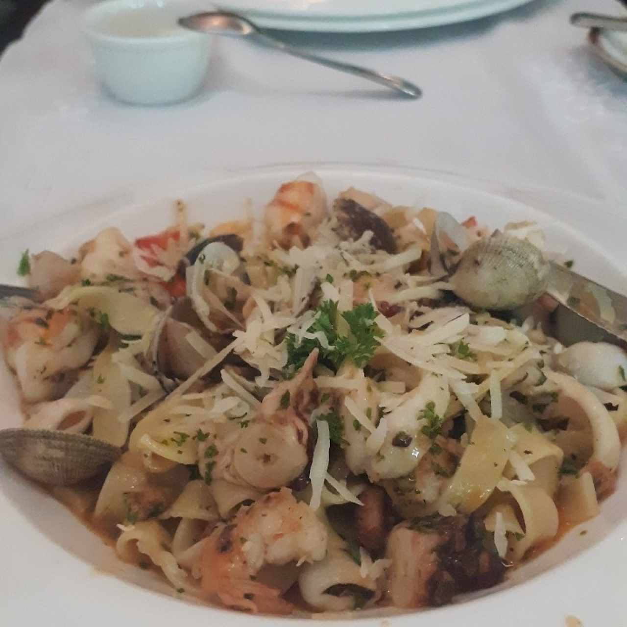 Fettuccine frutos del mar