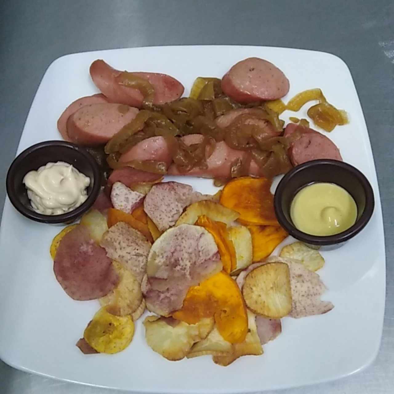 salchichas picadas