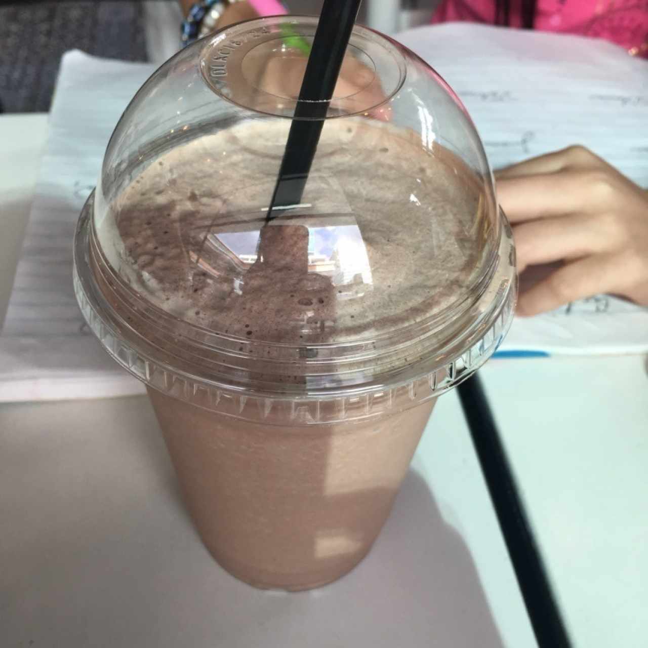 batido de chocolate 