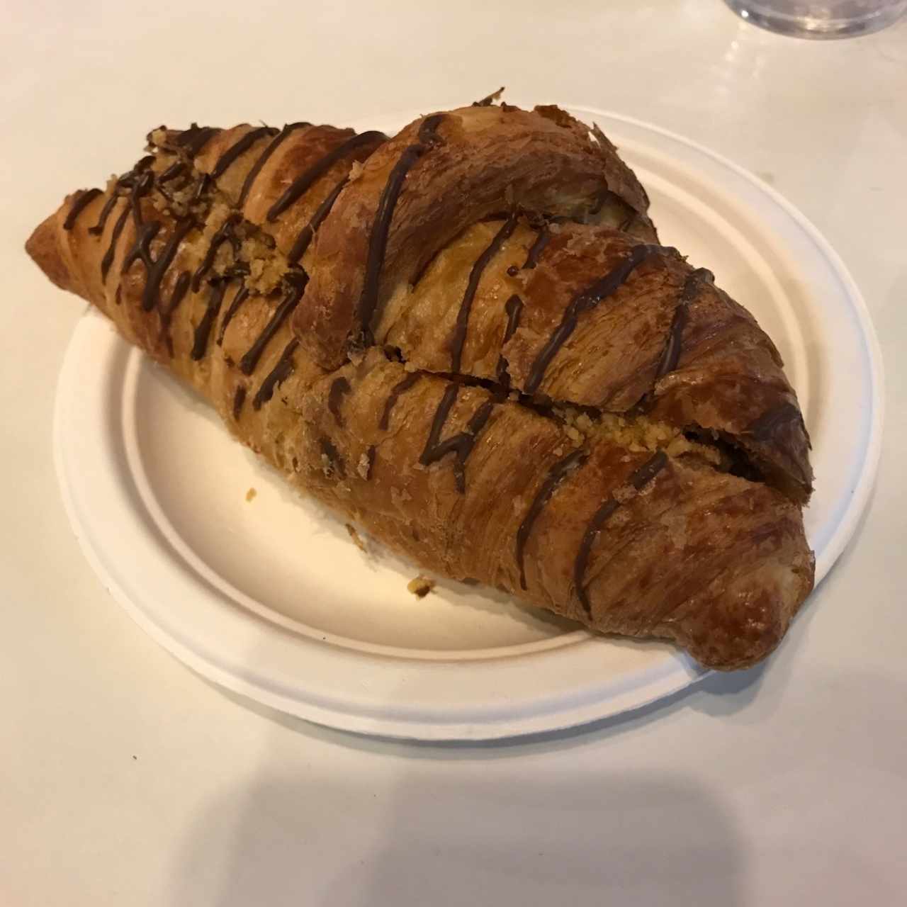 croissant de nutella guineo y galletas