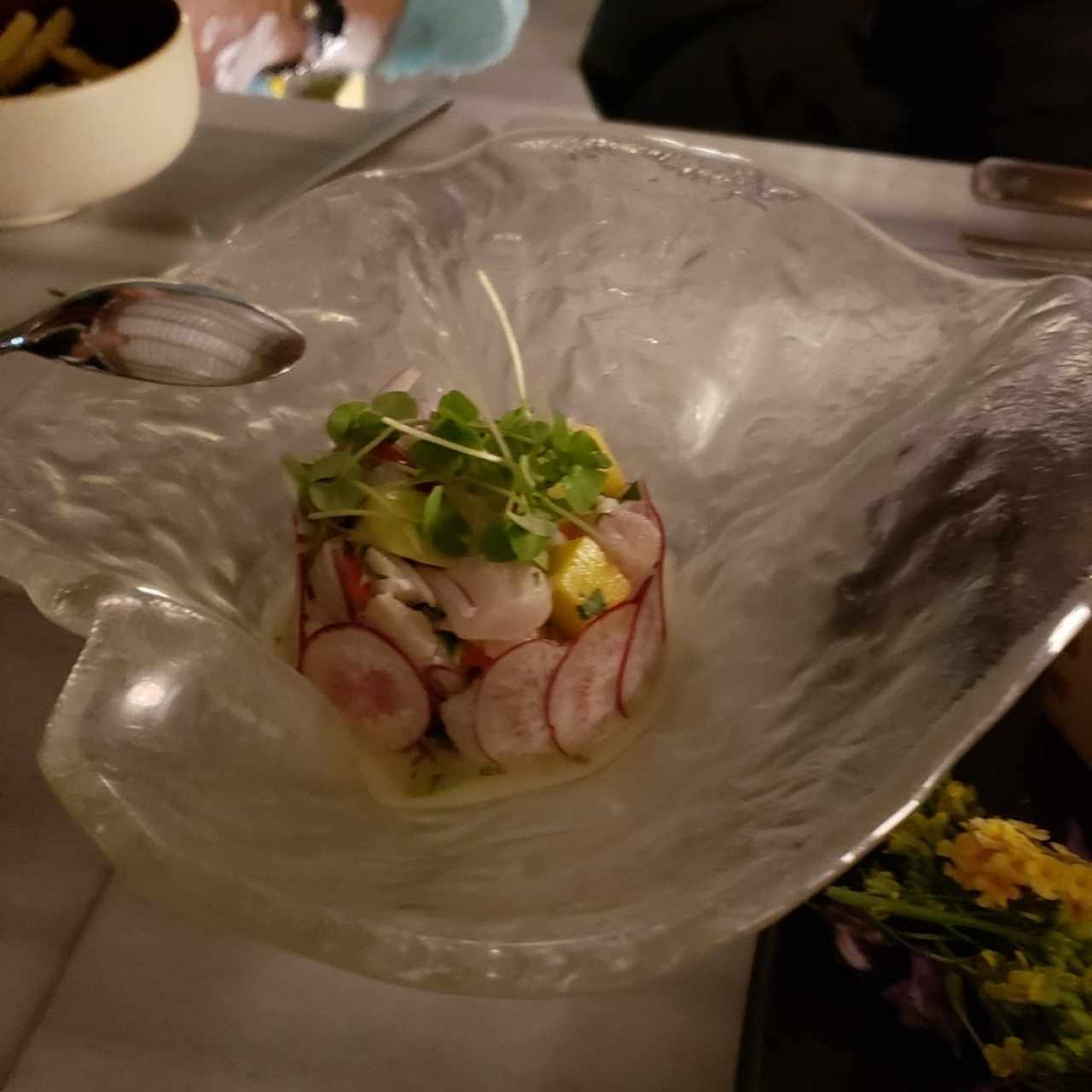 Entradas - Ceviche de corvina