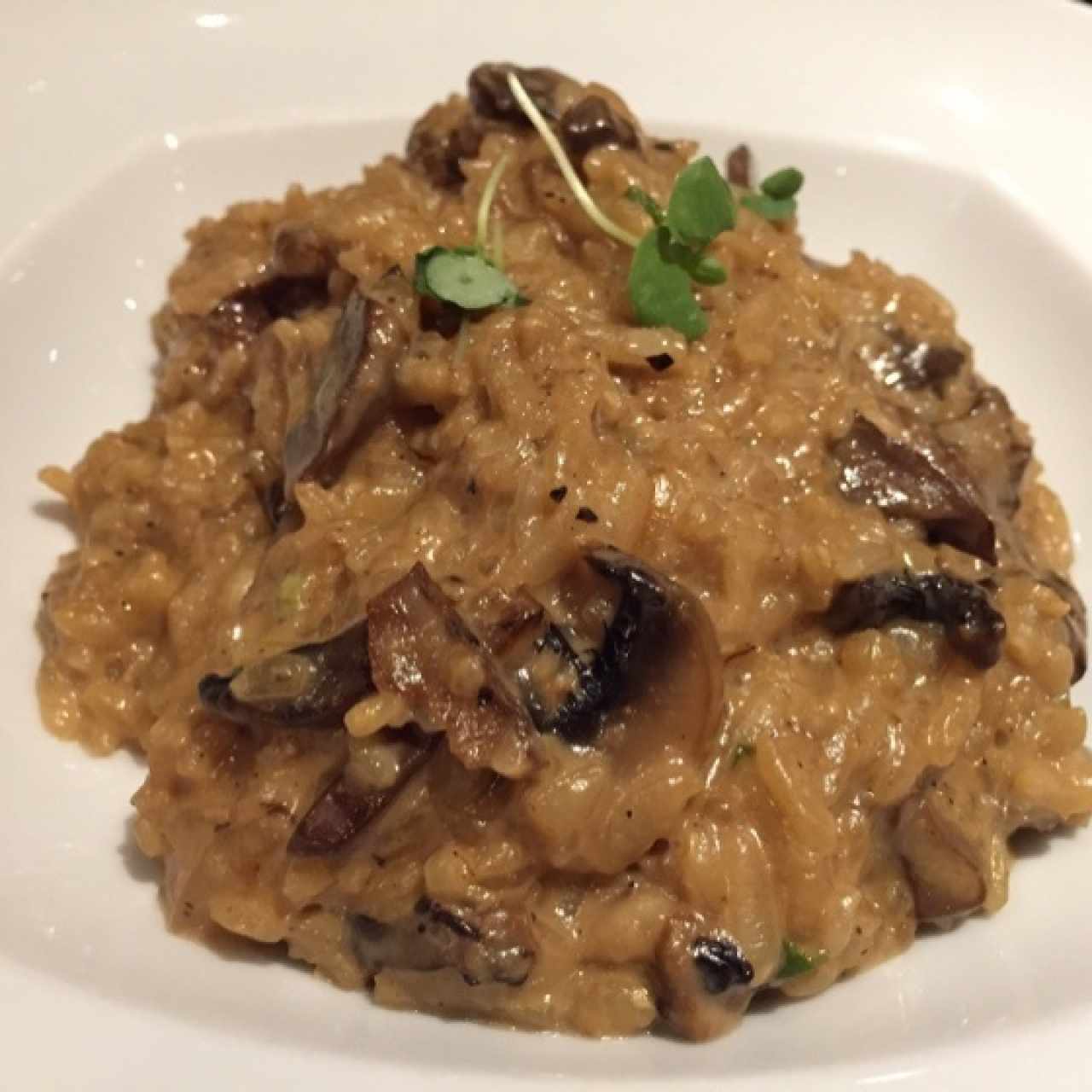 Risotto trio de hongos