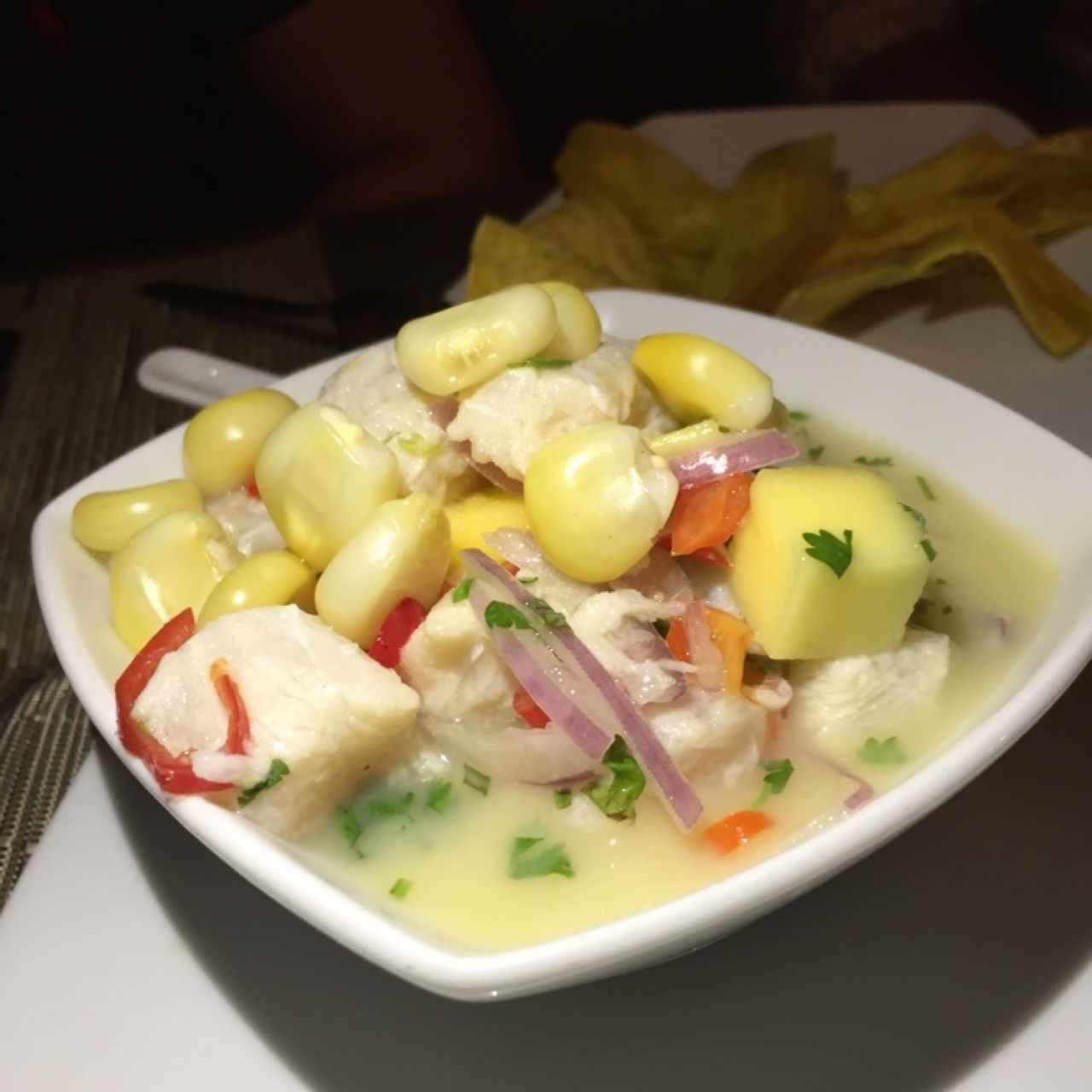 Entradas - Ceviche de corvina