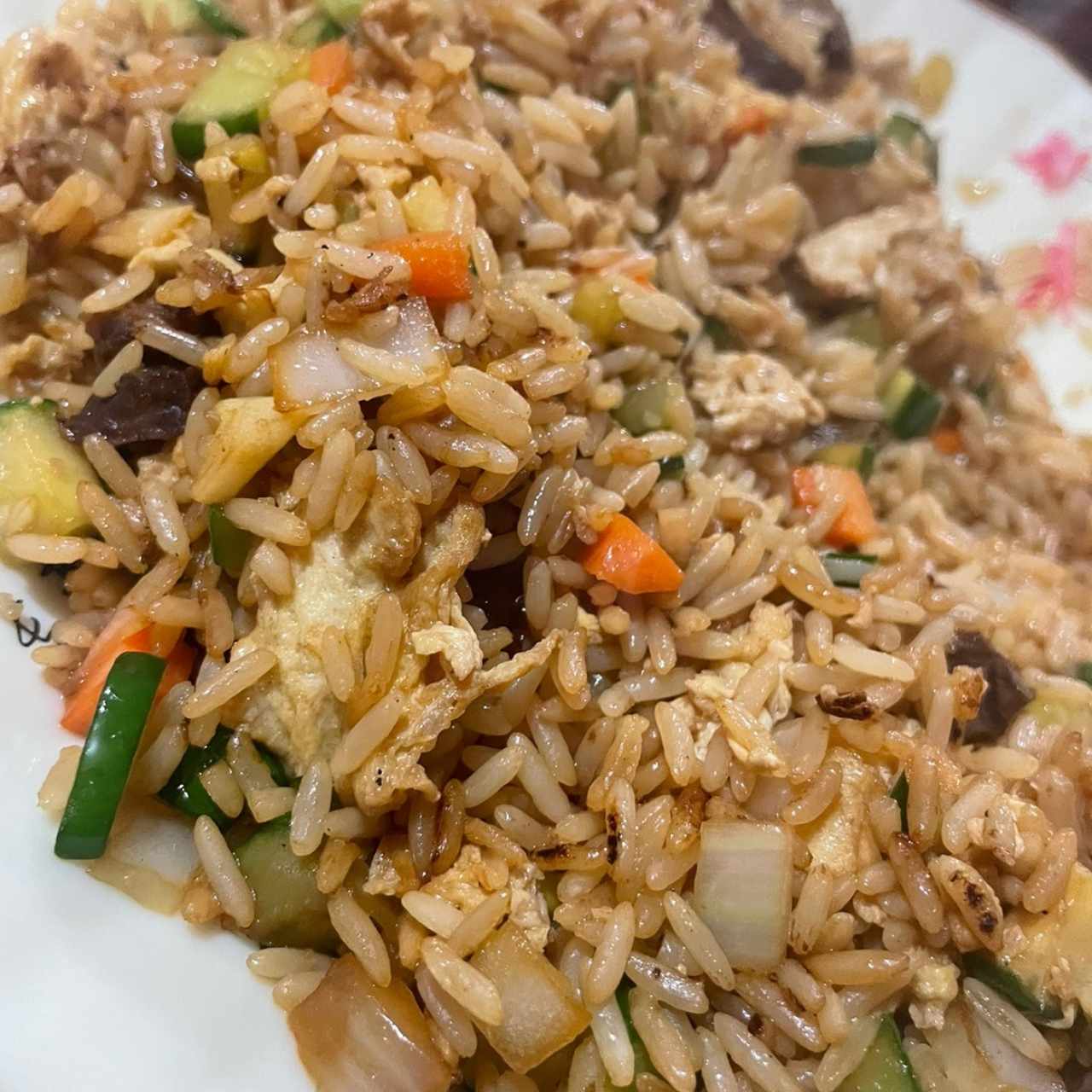 arroz frito de carne 