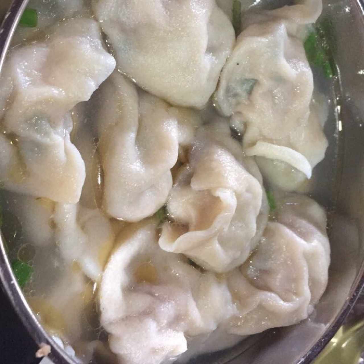 dumplings con sopa 