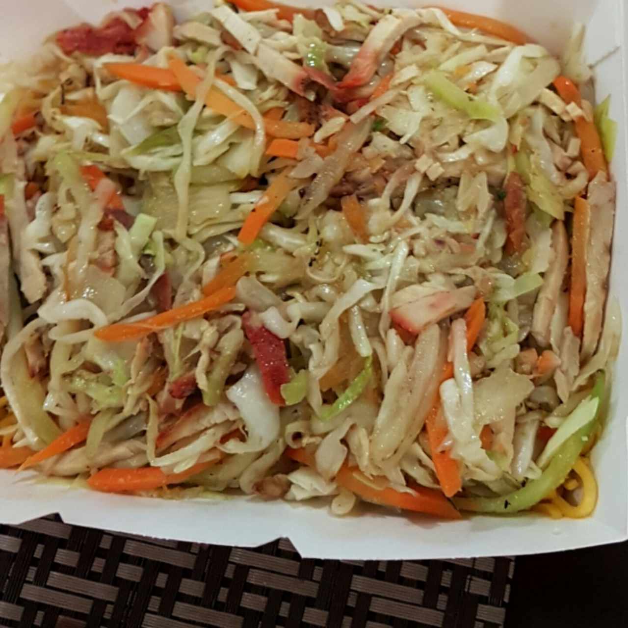 chow mein de puerco