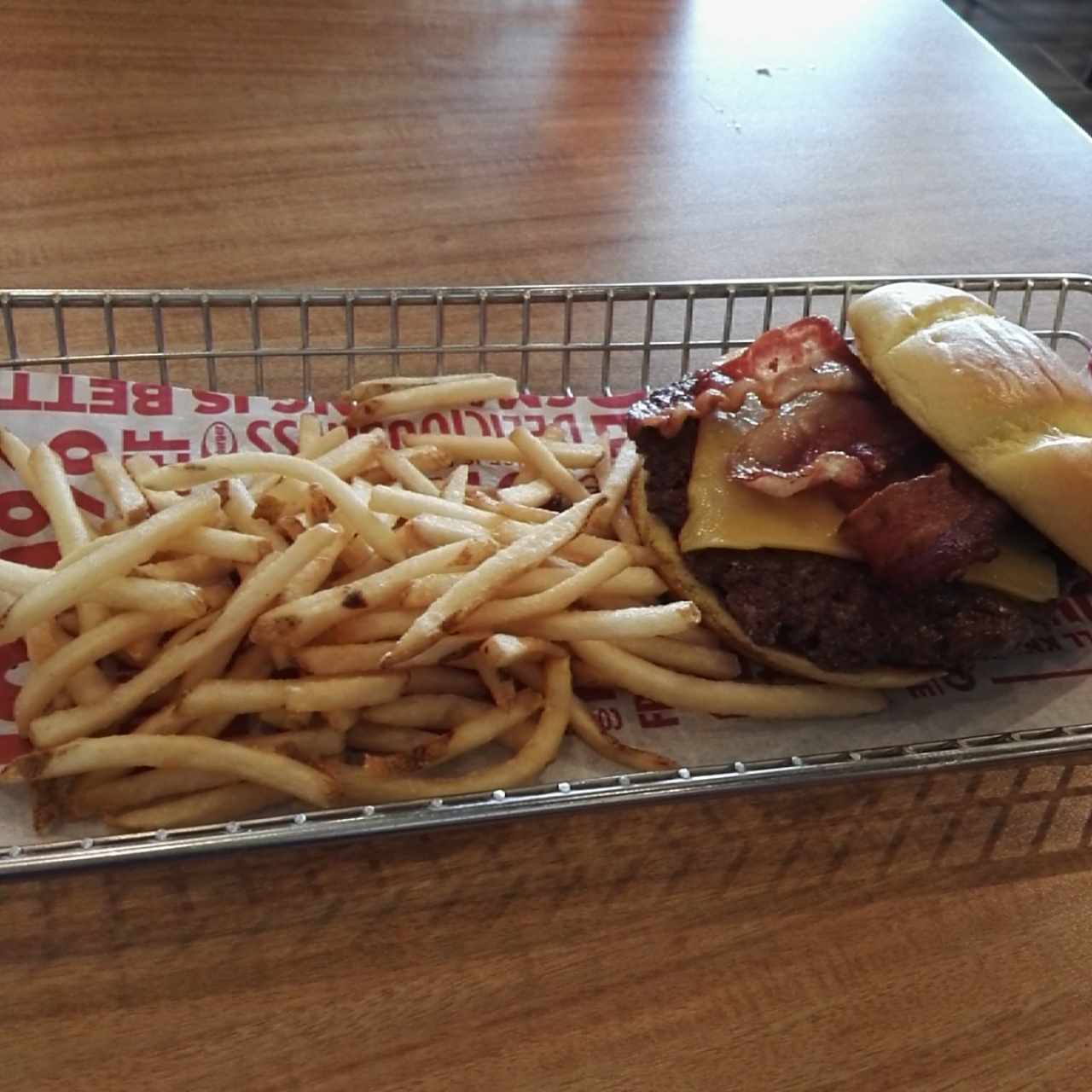 bacon and cheese burger