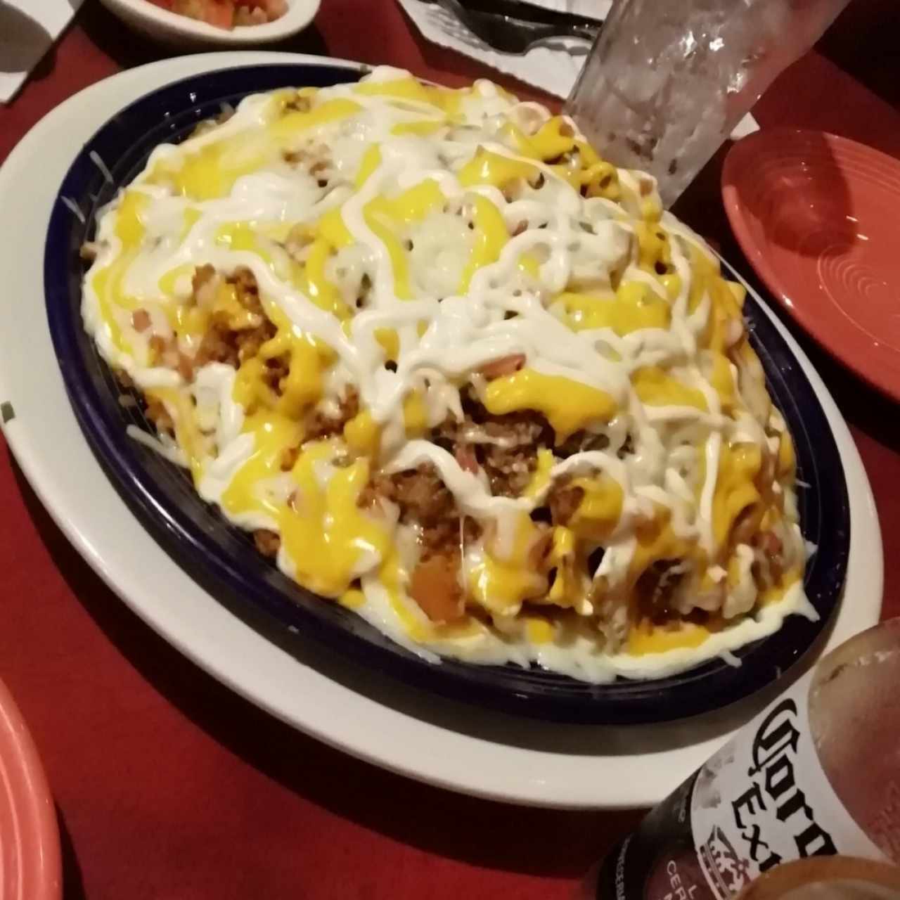 nachos charro mexicano 