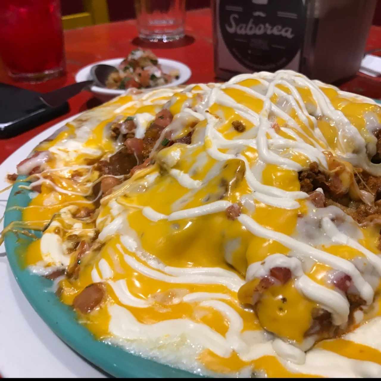 nachos charro mexicano