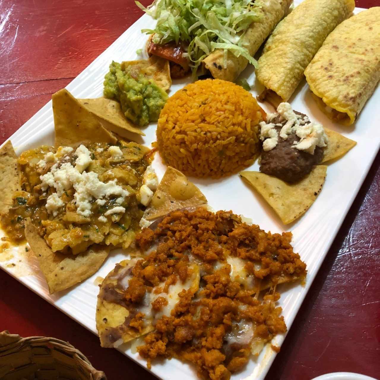 bandeja mixta