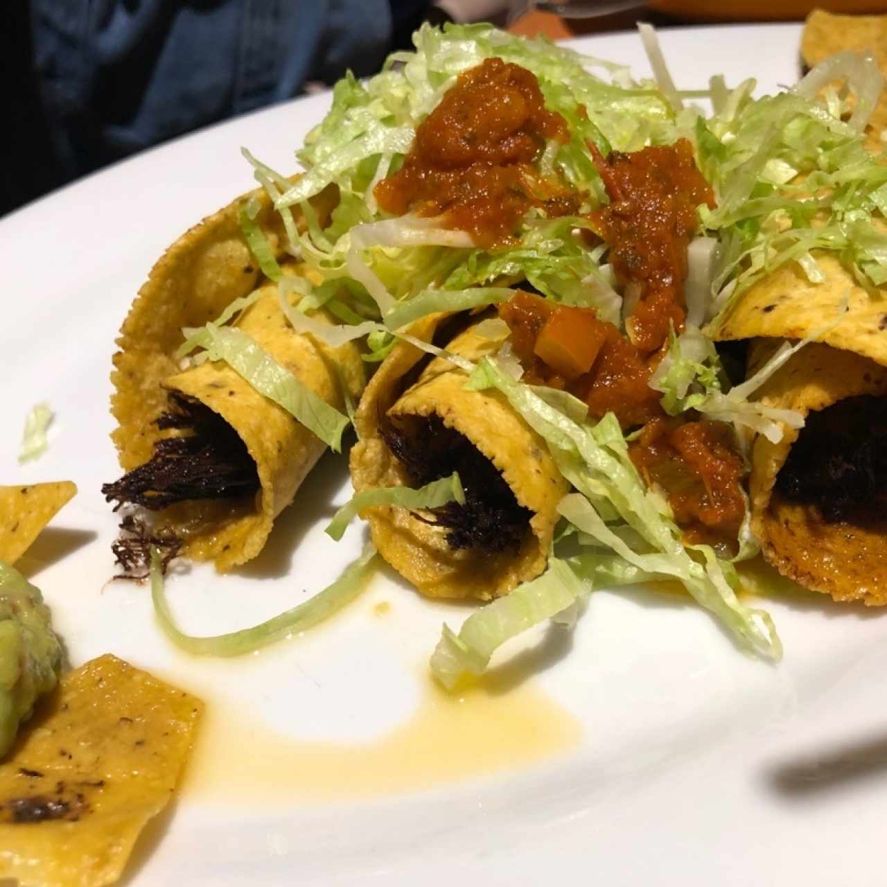 flautas de carne