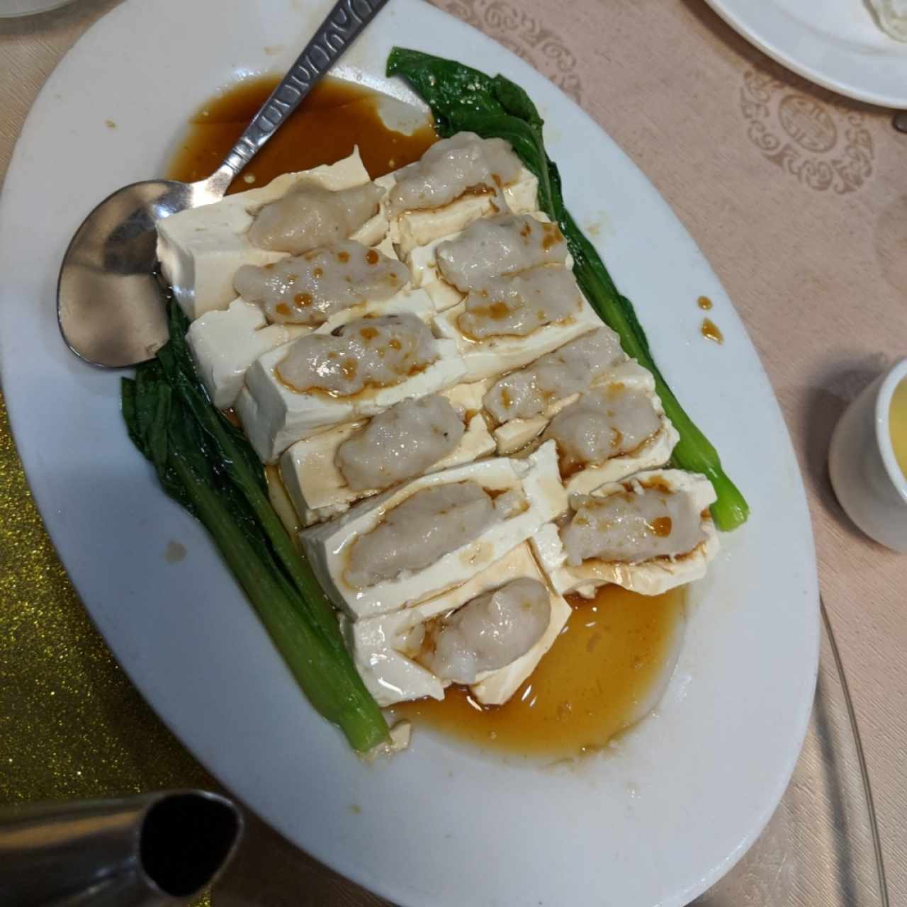 Tofu con relleno de pescado