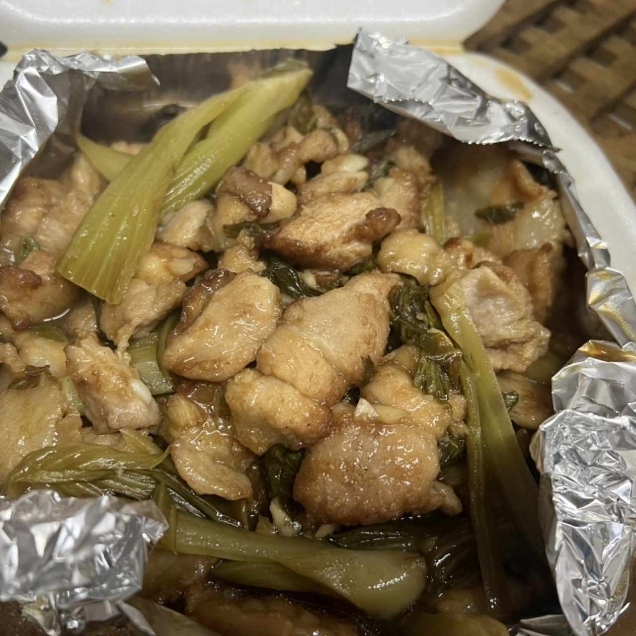 Puerco con ham choy