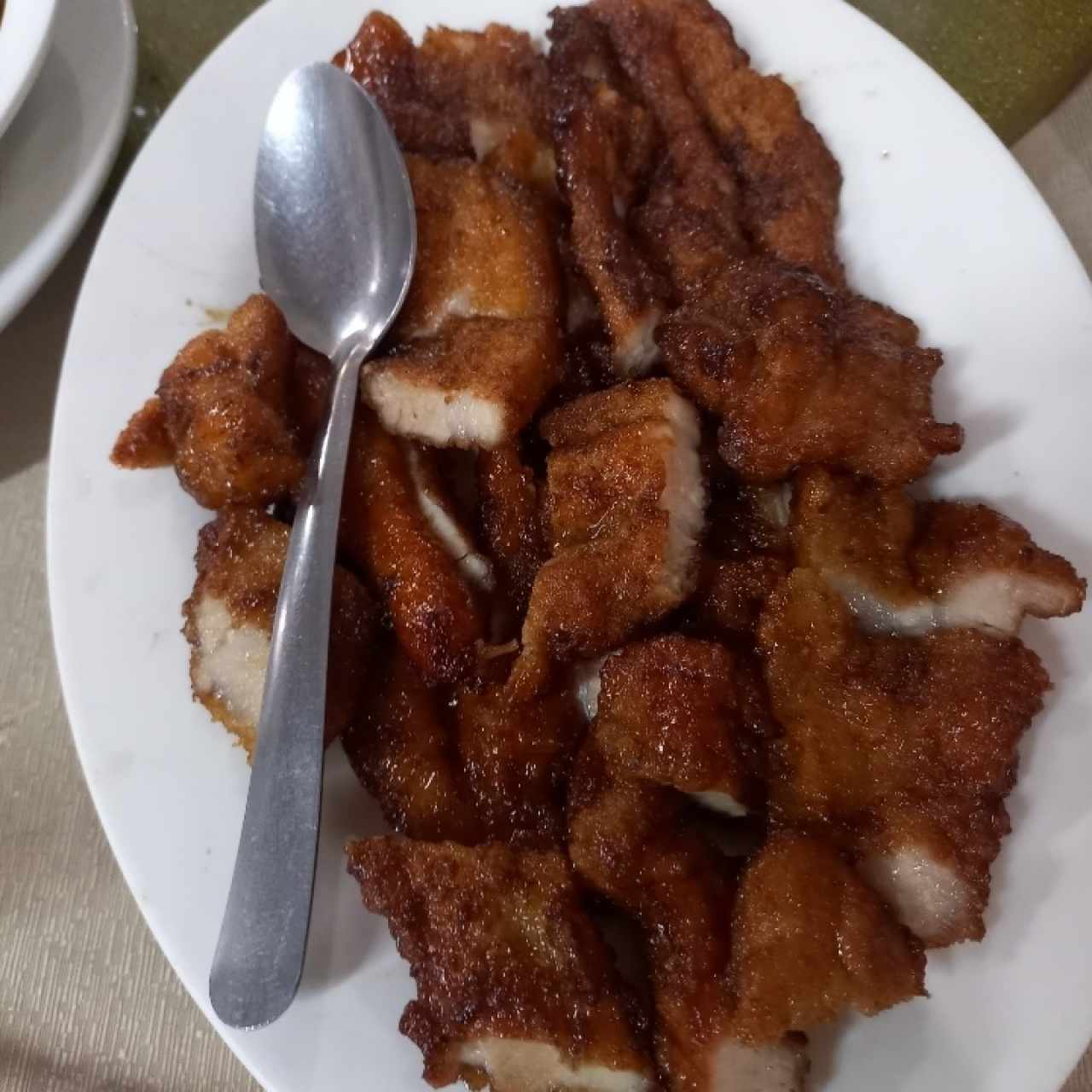 puerco al carbón con miel