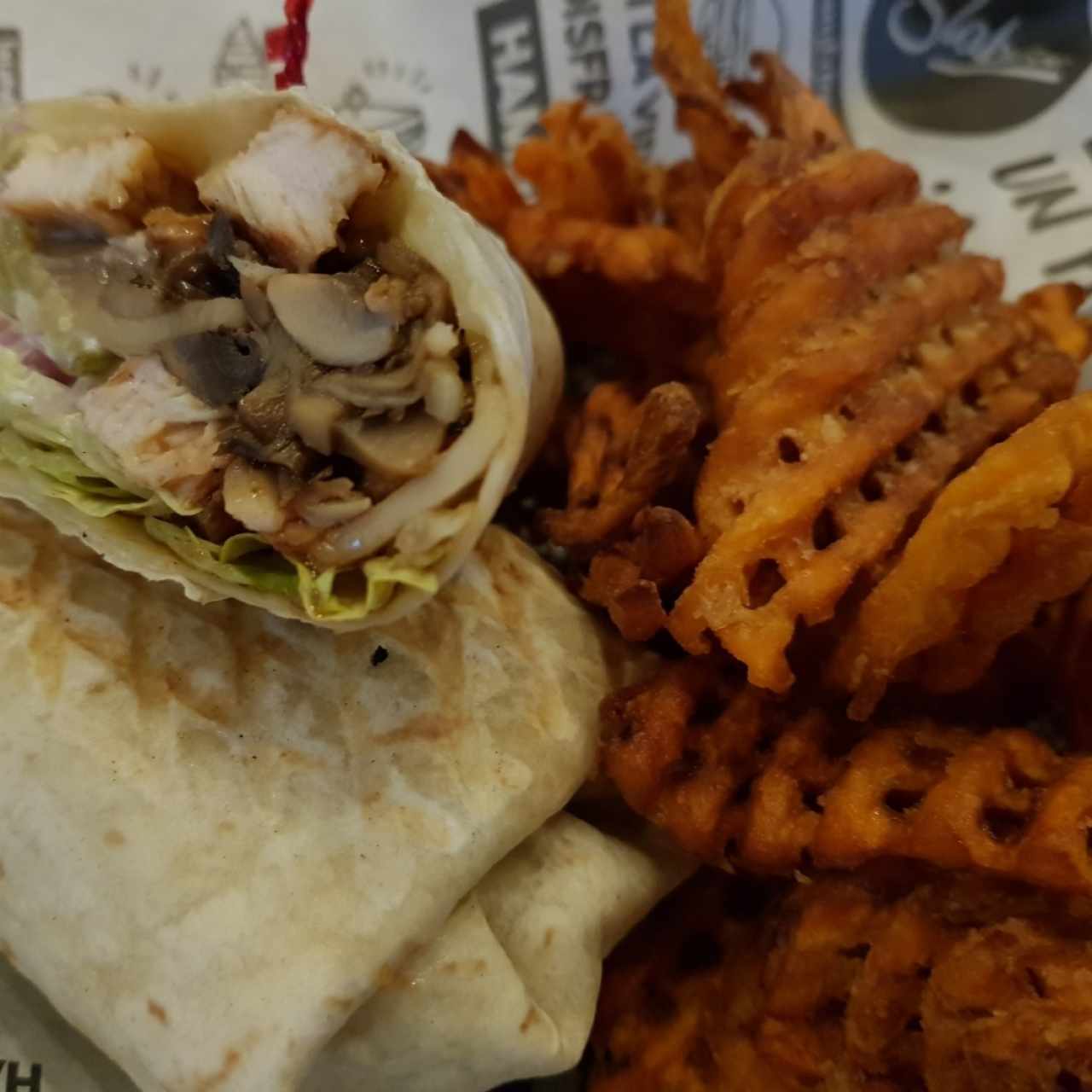 Chicken & Mushroom Wrap